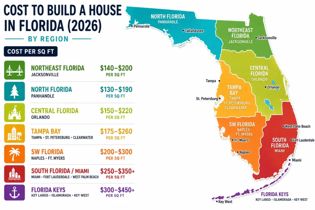 florida construction cost by region 