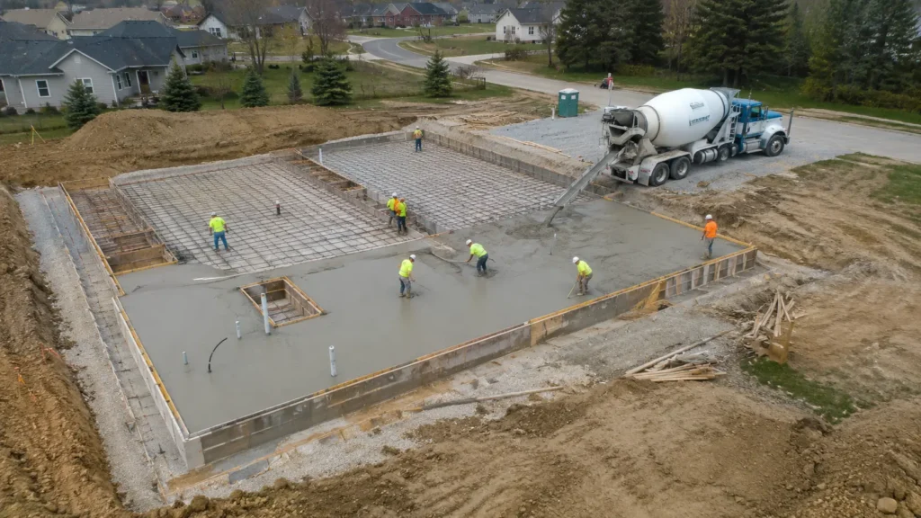 Slab, crawlspace, and basement foundation types compared