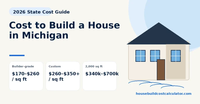 cost to build a house in michigan