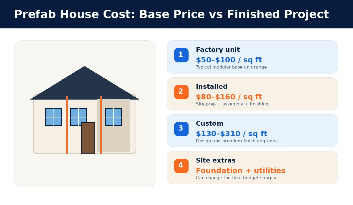 how much does it cost to build a prefab house