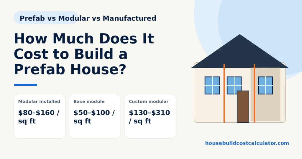 How Much Does It Cost to Build a Prefab House? (2026 Guide)